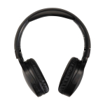 Foldable wireless headphones with mic and Bluetooth 5.3 black colour second front view