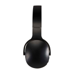 Foldable wireless headphones with mic and Bluetooth 5.3 black colour side view
