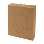 Wireless Bluetooth 6.0 earphones with microphone, 12h white colour second view with box