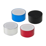 Recycled aluminium Bluetooth speaker with microphone 3W royal blue colour second multiple colours view
