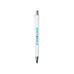 Recycled plastic ballpoint pen with black semi-gel ink 0.7 mm main view