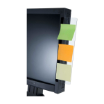 Side board for monitor, ideal for keeping notes visible transparent colour