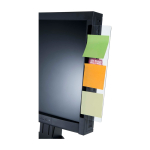 Side board for monitor, ideal for keeping notes visible transparent colour