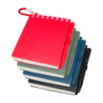 Mini spiral-bound notebook with black ink pen navy-blue colour second multiple colours view