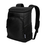 18L recycled thermal cooler backpack with main compartment black colour