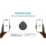 Eco Bluetooth tracker with loss alerts and 100 dB sound black colour fourth view