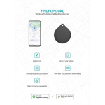 Eco Bluetooth tracker with loss alerts and 100 dB sound black colour fifth view