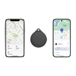 Eco Bluetooth tracker with loss alerts and 100 dB sound black colour sixth view