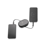 Eco-friendly set of retractable charging cables with multiple outputs 60W black colour fourth view