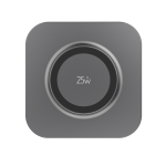 25W magnetic wireless charging base with USB-C cable grey colour fourth view