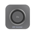 25W magnetic wireless charging base with USB-C cable grey colour view with logo