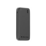 Eco power bank with retractable cable 45W 20,000 mAh black colour
