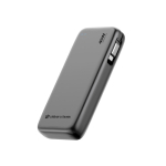 Eco power bank with retractable cable 45W 20,000 mAh black colour fourth view