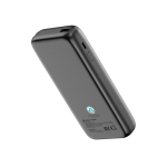 Eco power bank with retractable cable 45W 20,000 mAh black colour eighth view