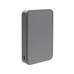 25W magnetic wireless power bank with USB-C 10,000 mAh grey colour