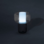 Eco lamp with portable speaker and BT 5.3 10W 2,000 mAh black colour tenth view