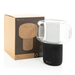 Eco lamp with portable speaker and BT 5.3 10W 2,000 mAh black colour view with box