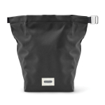 Black & Blum 6.7L airtight, eco-friendly roll-top cool bag black colour fourth view