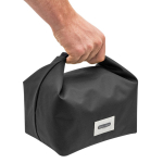 Black & Blum 6.7L airtight, eco-friendly roll-top cool bag black colour fifth view