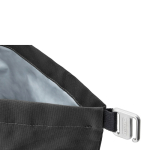 Black & Blum 6.7L airtight, eco-friendly roll-top cool bag black colour ninth view