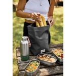 Black & Blum 6.7L airtight, eco-friendly roll-top cool bag black colour