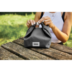 Black & Blum 6.7L airtight, eco-friendly roll-top cool bag black colour
