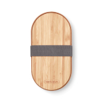 Black & Blum 1L airtight lunch box set with chopping-board lid grey colour eighth view