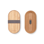 Black & Blum 1L airtight lunch box set with chopping-board lid grey colour ninth view