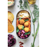 Black & Blum 1L airtight lunch box set with chopping-board lid grey colour