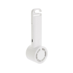 Eco portable fan with rechargeable battery 2W 1,200 mAh white colour fourth view