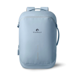 Slim urban laptop backpack with 15L capacity Bobby Air 16” blue colour view with logo