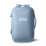 Slim urban laptop backpack with 15L capacity Bobby Air 16” blue colour printing view