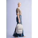 Convertible anti-theft zip backpack, 22L, 16” grey colour ambient view 3 