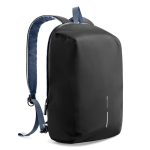 Convertible anti-theft zip backpack, 22L, 16” navy-blue colour