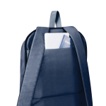 Convertible anti-theft zip backpack, 22L, 16” navy-blue colour view 16