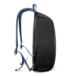Convertible anti-theft zip backpack, 22L, 16” navy-blue colour fourth view