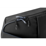 Convertible anti-theft zip backpack, 22L, 16” navy-blue colour ninth view