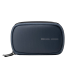 Travel case with clamshell opening and 2.5L capacity 8” navy-blue colour second view