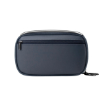 Travel case with clamshell opening and 2.5L capacity 8” navy-blue colour sixth view