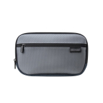 Travel case with clamshell opening and 2.5L capacity 8” navy-blue colour seventh view
