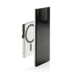 Magnetic aluminium card holder for mobile with RFID blocking silver colour second view