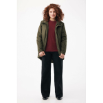 Unisex padded waterproof jacket modern fit 95 g/m² Iqoniq Thelon khaki colour