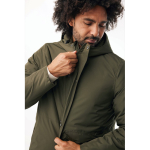 Unisex padded waterproof jacket modern fit 95 g/m² Iqoniq Thelon khaki colour