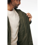 Unisex padded waterproof jacket modern fit 95 g/m² Iqoniq Thelon khaki colour