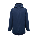 Unisex padded waterproof jacket modern fit 95 g/m² Iqoniq Thelon navy-blue colour