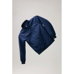 Unisex urban jacket medium fit with zip and lining 95 g/m² Iqoniq Odin navy-blue colour ambient view