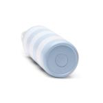 Leakproof thermal bottle with beach design and carry handle 600ml light blue colour fourth view