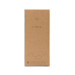 Recycled stainless steel thermal bottle with rope 400ml green colour view with box