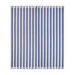 Family hammam towel in recycled cotton 200 g/m² 180×180 cm blue colour second view