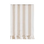 Family hammam towel in recycled cotton 200 g/m² 180×180 cm beige colour